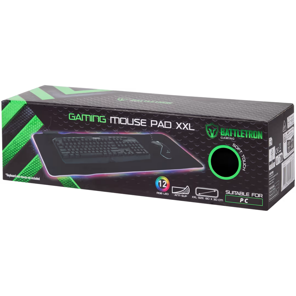 XXL Gaming Muismat met RGB LED-verlichting – 80 x 30 cm