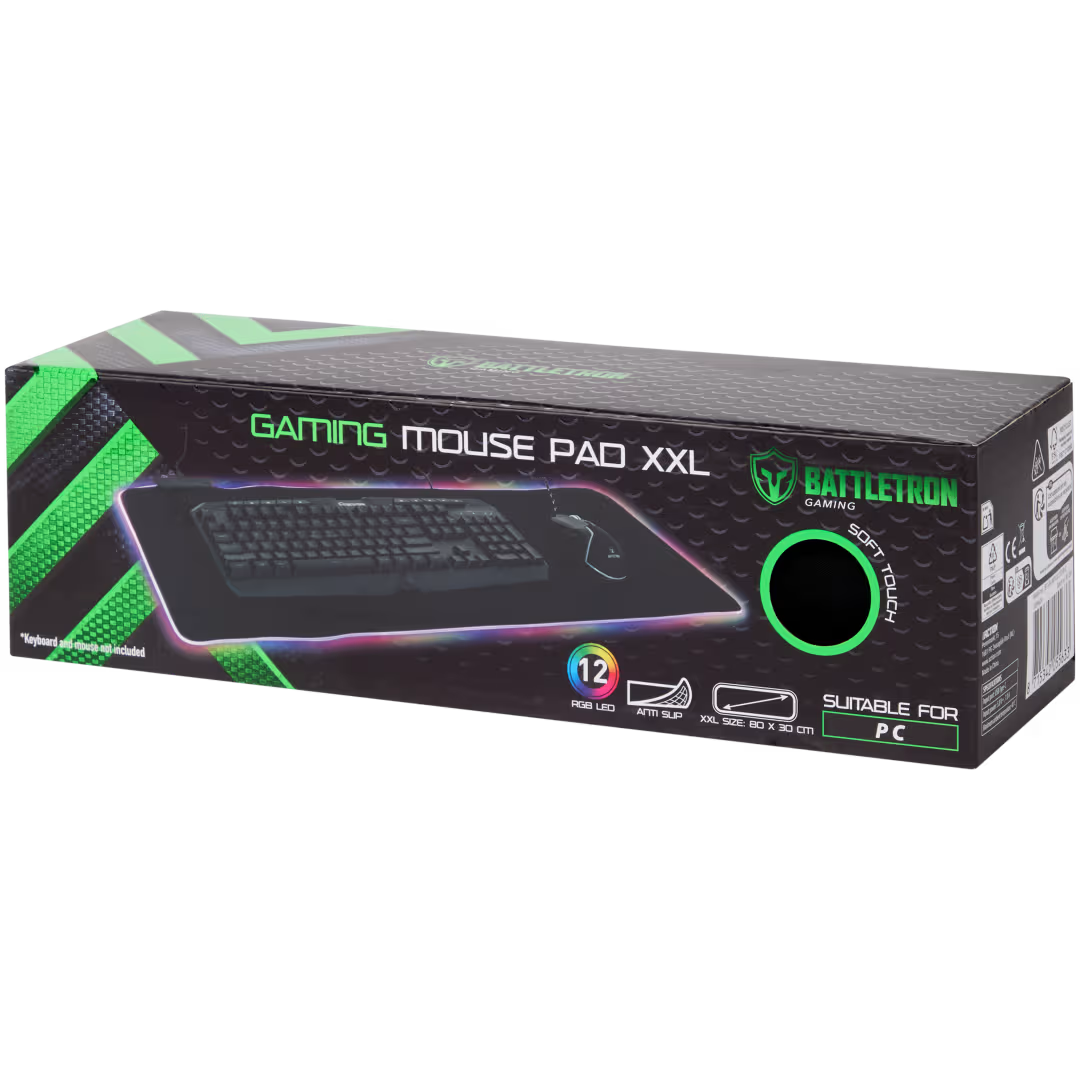 XXL Gaming Muismat met RGB LED-verlichting – 80 x 30 cm