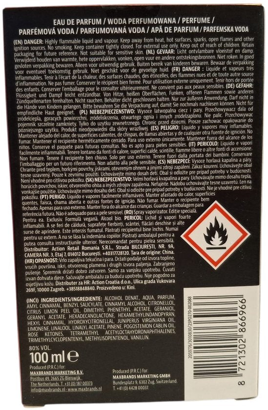 Capace Exclusive Midnight Noir Eau de Parfum voor Dames – 100 ml