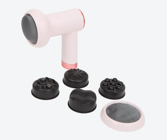 Roze Massage Gun – 5 Opzetstukken en 6 Intensiteitsstanden